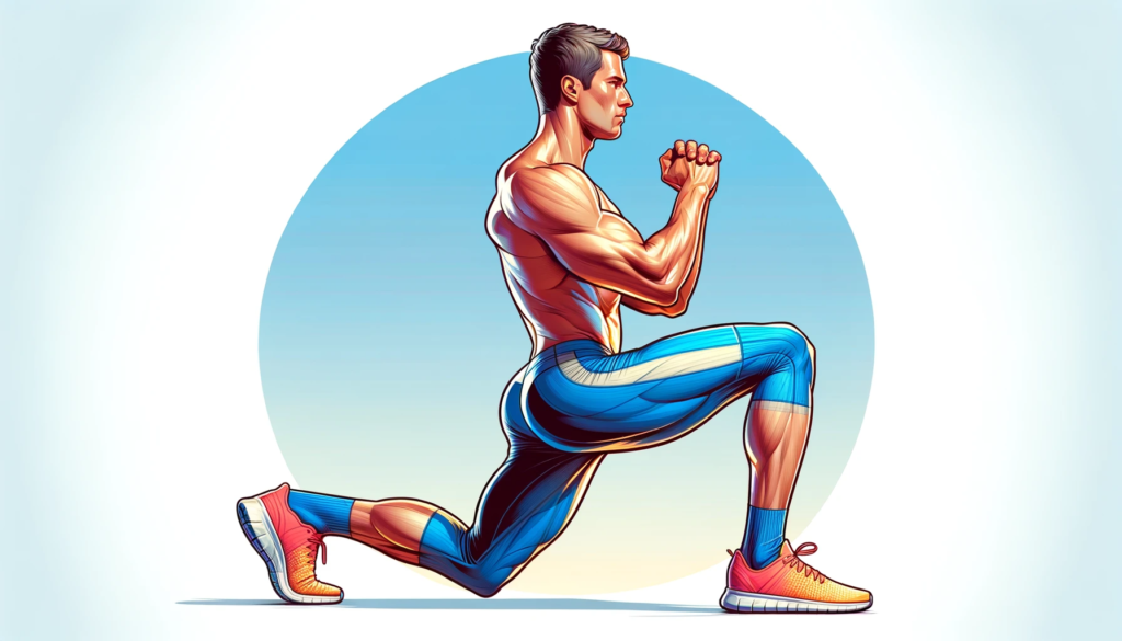 lunge twist exercise